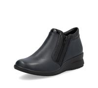 Rieker Blue Zip Boots for Ladies | Rieker L4883-14 Colour: Blue, Size: EU 37 / UK 4