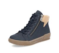 Rieker Blue Zip Boots for Ladies | Rieker N0709-15 Colour: Blue, Size: EU 41 / UK 7.5