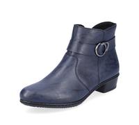 Rieker Blue Zip Boots for Ladies | Rieker Y0775-14 Size: EU 41 / UK 7.5, Colour: Blue