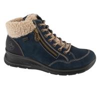 Rieker Booties L7701-14, women's lace-up shoes, brown, brown, 7.5 UK