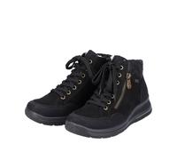 Rieker Boots Ankle Lace-up Black Leather TEX L7701