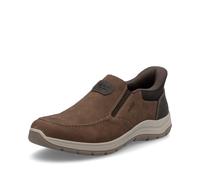 Rieker Brown Elasticated Shoes for Men | Rieker 03655-24 Size: EU 43 / UK 9, Colour: Brown