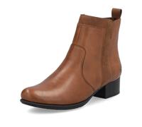 Rieker Brown Zip Boots for Ladies | Rieker 78658-22 Colour: Brown, Size: EU 36 / UK 3.5