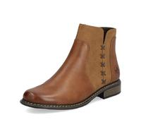 Rieker Brown Zip Boots for Ladies | Rieker Z4951-24 Colour: Brown, Size: EU 39 / UK 6