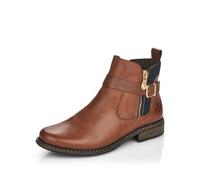Rieker Brown Zip Boots for Ladies | Rieker Z4959-22 Size: EU 43 / UK 9, Colour: Brown