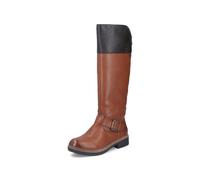 Rieker Brown Zip Boots for Ladies | Rieker Z5092-24 Size: EU 40 / UK 6.5, Colour: Brown