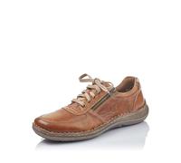 Rieker Brown Zip Shoes for Men | Rieker 03030-25 Size: EU 44 / UK 9.5, Colour: Brown