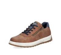 Rieker Brown Zip Shoes for Men | Rieker 37029-24 Colour: Brown, Size: EU 47 / UK 12