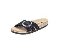 Rieker Buckle Detail Mules Black