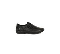 Rieker 'century' Flat Shoes In Black Black 3.5