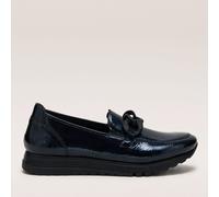 Rieker Chain Loafer PATENT BLUE SIZE 4