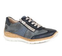 Rieker N4221-14 Blue Womens trainers in a Plain Man Made in Size 41