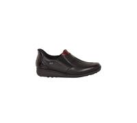 Rieker Ladies Tex Wide Fit Slip On Shoes 47253-00 - Black Leather - UK Size 4 - EU Size 37 - US Size 6
