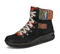 Rieker Damen Stiefel schwarz, Chelsea Boot, schwarz,