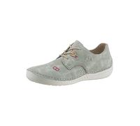 Rieker Women Lace-Up Shoes 52528, Ladies Comfort Shoes,Removable Insole,Comfort Low Shoe,Laces,Comfortable,Green (grün / 52),36 EU / 3.5 UK