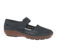 Rieker Deloris Womens Shoes 5 UK Pacific Blue