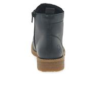 Rieker 73500-14 Ladies Blue Zipper Boots Colour: Blue, Size: EU 41 / U