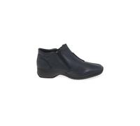 Rieker Ladies Heeled Ankle Boots L3882-01 - Blue Leather - UK Size 6 - EU Size 39 - US Size 8