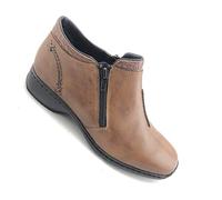 Rieker Drizzle Womens Casual Ankle Boots 8/42 Brown