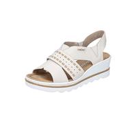 Rieker Elasticated band Wedge Sandals Cream