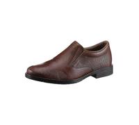 Rieker Elasticated Leather Loafers Brown
