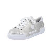 Women's Rieker N49W1-90 Womens Shoes Metallic - Silver - Size: 8