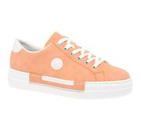 Rieker N49W1-38 Ladies Orange Lace-Up Shoes Size: EU 36 / UK 3.5, Colo