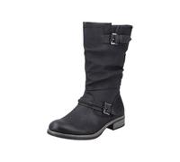 Rieker Estella Womens Calf Length Slouch Boots 6.5 UK Black