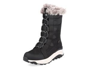 Rieker Evolution Women's Lace-Up Ankle Boots W0070, Women's Ankle Boots, Loose Insole, Water-Repellent, RiekerTEX, Black 00, 6 UK