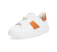 Rieker W1202-80 White Coral Womens trainers in a Plain Leather in Size 40