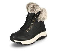 Rieker Evolution Womens W0063-00 Rock Water Resistant Lace-Up Ankle Boots