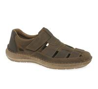 Rieker Flight Mens Riptape Sandals - EU 46, Brown
