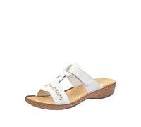 Rieker Frühjahr/ Sommer, Women’s Mules Mules, White (Weiss 80), 7.5 UK (41 EU)