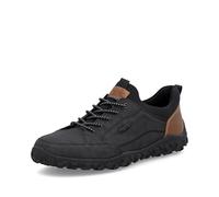 Rieker G 08150-00 Men's Slippers, Elasticated Comfort Width, Black, black, 6.5 UK