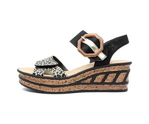 Rieker Gift Womens Wedge Heel Sandals
