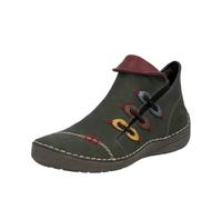 Rieker 72581 Women’s Fashion Boot, Green, 3 UK