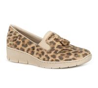 Rieker Gleam Womens Tassel Loafers - Animal, EU 40