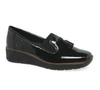 Rieker Women's 53751 Doris Moccasin (Black, UK Footwear Size System, Adult, Women, Numeric, Medium, 5)