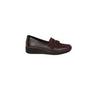 Ladies Rieker Casual Slip On Loafer Style Wedge Shoes - 53771