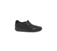 Rieker 44265 Womens Comfort Casual Zip Shoes-Black