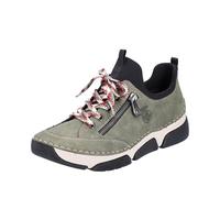 Rieker Green Elasticated Shoes for Ladies | Rieker 45973-54 Size: EU 41 / UK 7.5, Colour: Green