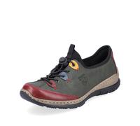 Rieker Green Elasticated Shoes for Ladies | Rieker N3271-54 Size: EU 42 / UK 8, Colour: Green
