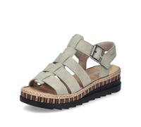 Rieker Green Hook & Loop Sandals for Ladies | Rieker Colour: Green, Size: EU 37 / UK 4 Green 37