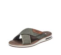 Rieker Green Hook & Loop Sandals for Men | Rieker 29083-52 Colour: Green, Size: EU 42 / UK 8
