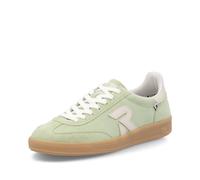 Rieker Womens Shoes Green Adults Ladies Lace Up Suede Arch Support SIZE
