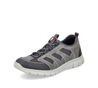 Rieker Grey Elasticated Shoes for Men | Rieker B7762-45 Colour: Grey, Size: EU 40 / UK 6.5