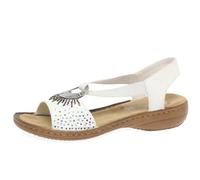 Rieker Halo Womens Sandals 6 UK White