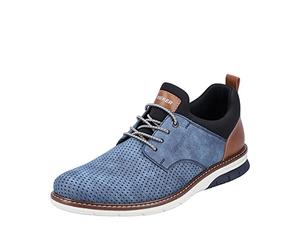 Rieker Herren 14450 Slipper, blau, 43 EU