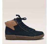 Rieker Hi Top Zipped Trainer Boot BOTTLE GREEN SIZE 3 1/2