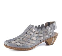 Rieker Interweave Leather Low Heel shoe CLAY SIZE 3 1/2